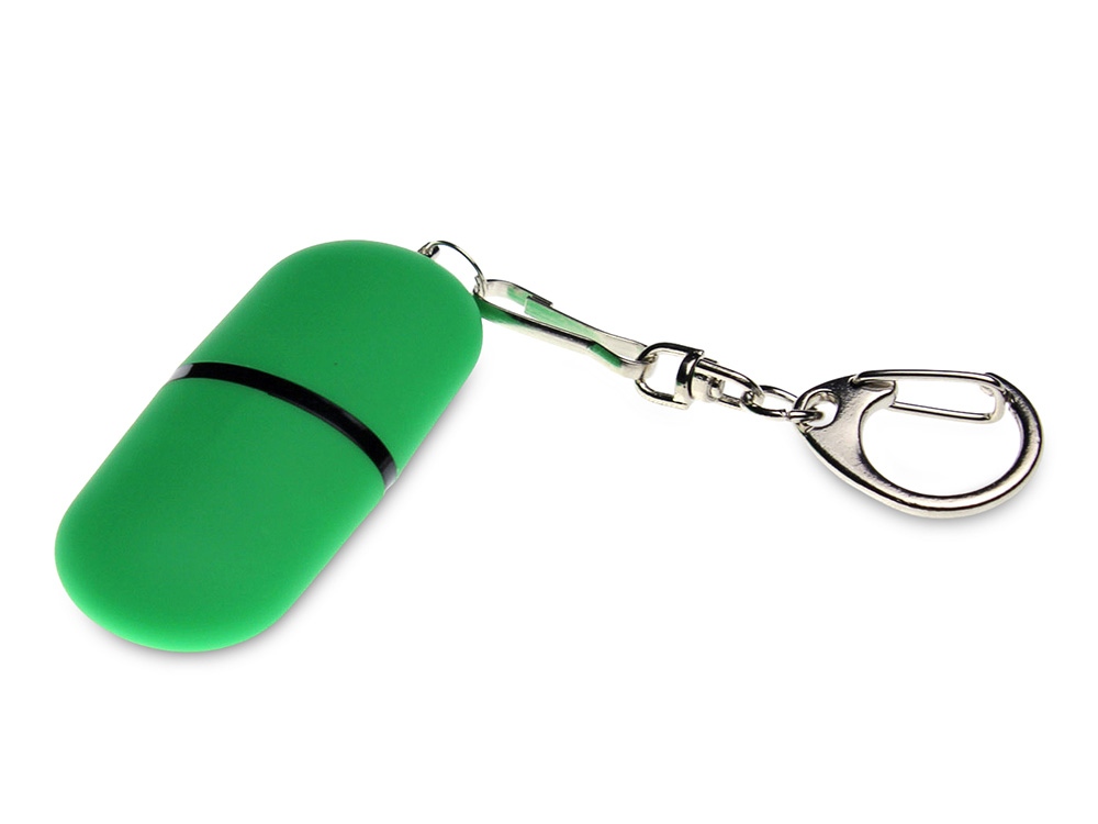 USB 2.0- флешка «Goutte Soft-touch» на 128 Гб каплевидной формы